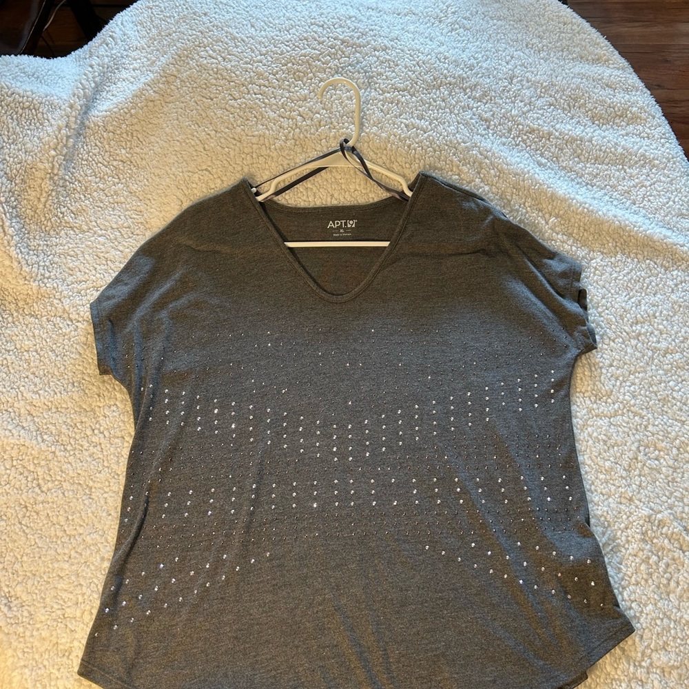 Apt. 9 Gray Short Sleeve Tee for Everyday Comfort